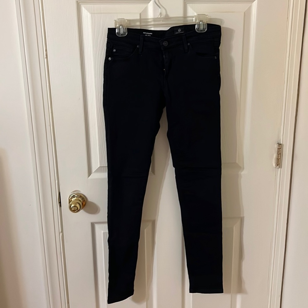 AG black super skinny legging jeans